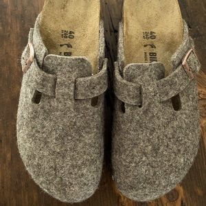 Birkenstock wool felt clogs size 40